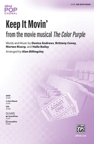 Keep It Movin' SSA choral sheet music cover Thumbnail